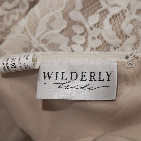 NEW, NEVER WORN WILDERLY BRIDE WEDDING GOWN DRESS, DAHLIA STYLE - Picture 8 of 11